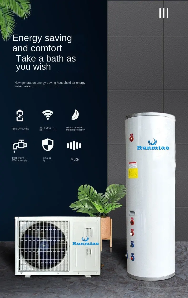 Air Source Heatpump Heat Pump Water Heater Good Quality New Electric