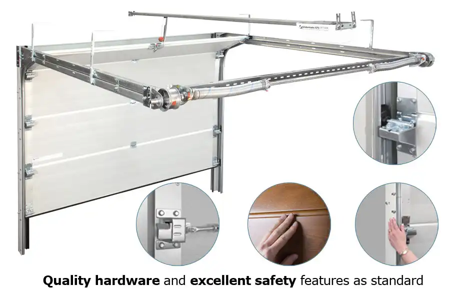 Good Price Metal Overhead Sliding Single Garage Doors Galvanized Steel Flat Panel Flap Double Garage Door Gate