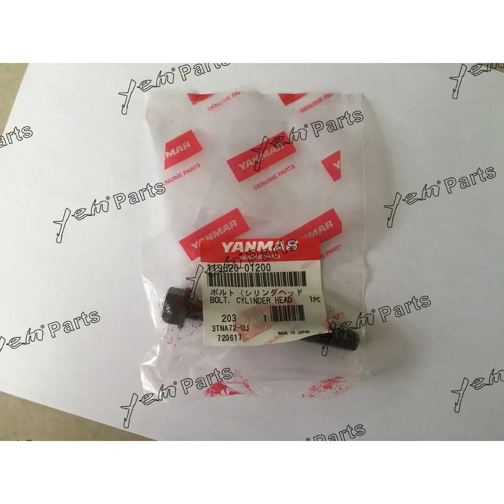 3TNA72 Cylinder Head Bolt 119620-0120V for Yanmar Diesel Engine Part 2