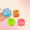 Cubo de hielo con diseño fluido - Rojo - 1 unidad