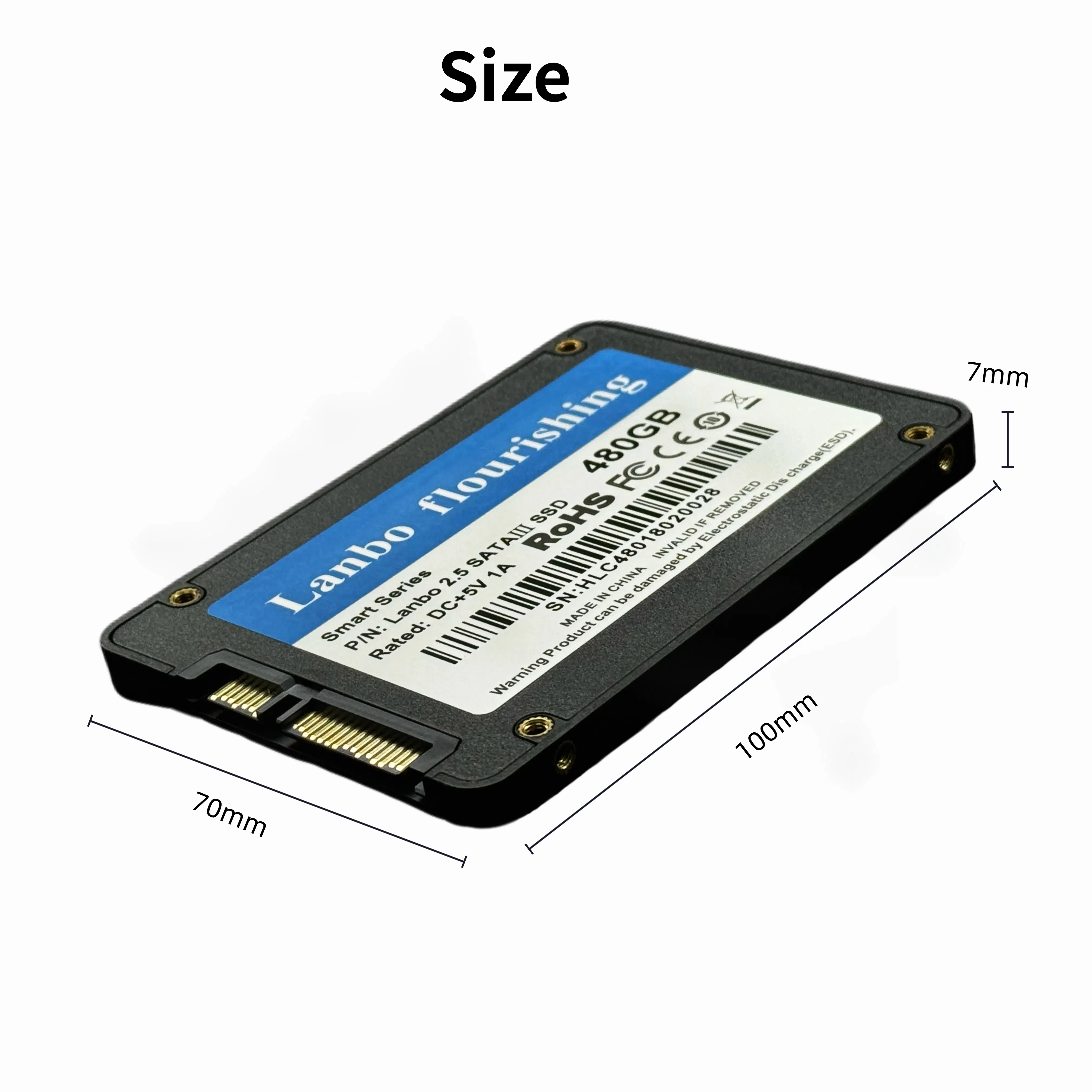 Лидер продаж твердотельные диски Sata 3 внешние жесткие 120 ГБ 240 480 512 1 ТБ 2 Oem жесткий диск SD для ноутбука ПК