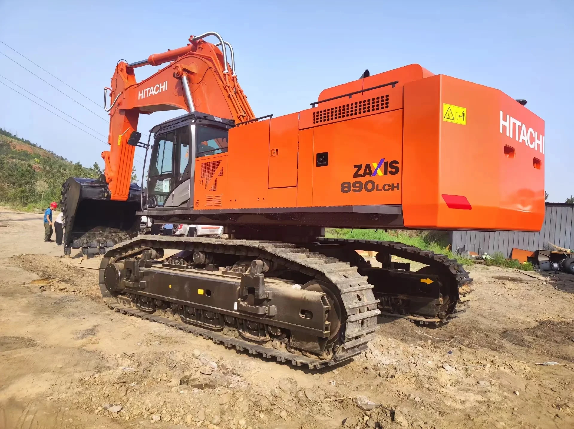 Original Hitachi ZX890 Crawler Excavator Machine Japanese