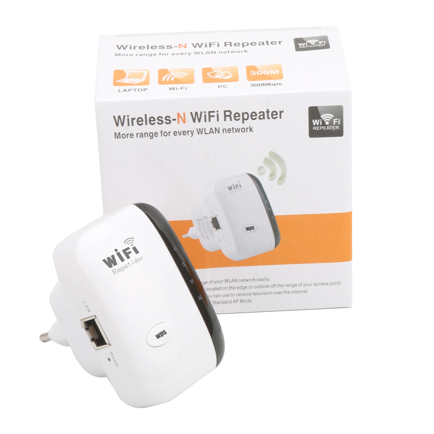 Wireless 300Mbps WiFi Signal Range Extender Amplifier Strengthen wifi  Booster 802.11N/B/G WIFI Repeater