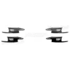 Glossy Black Front Side Splitter