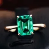 Real solid 14Kgold lab gemstone ring