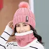 Pink hat and neck suit