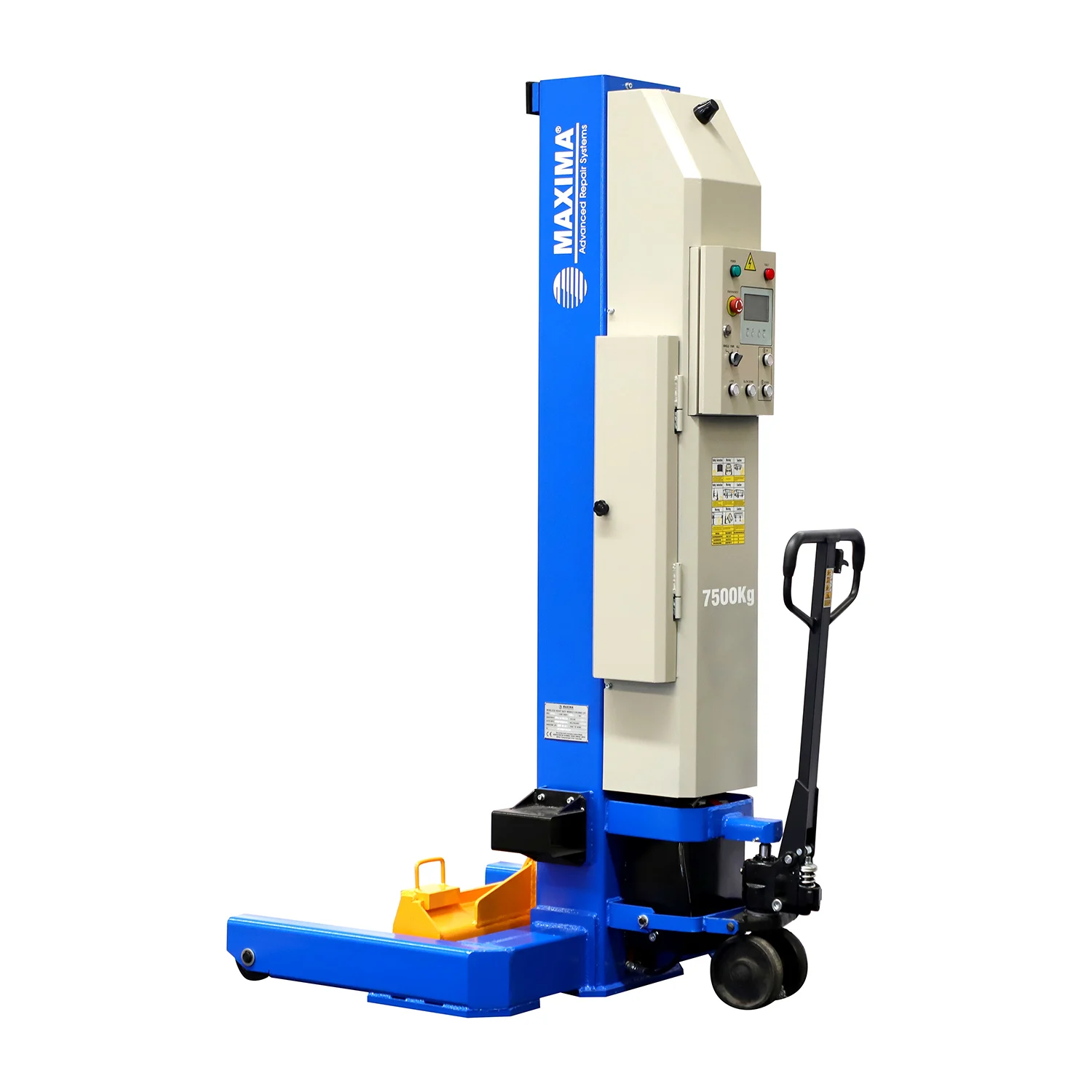 Maxima FC75W Four Column Manual 4 Bridge Car Lift Truck Hoist Bus Hoist Mobile Column Lift Truck Lifting Columns