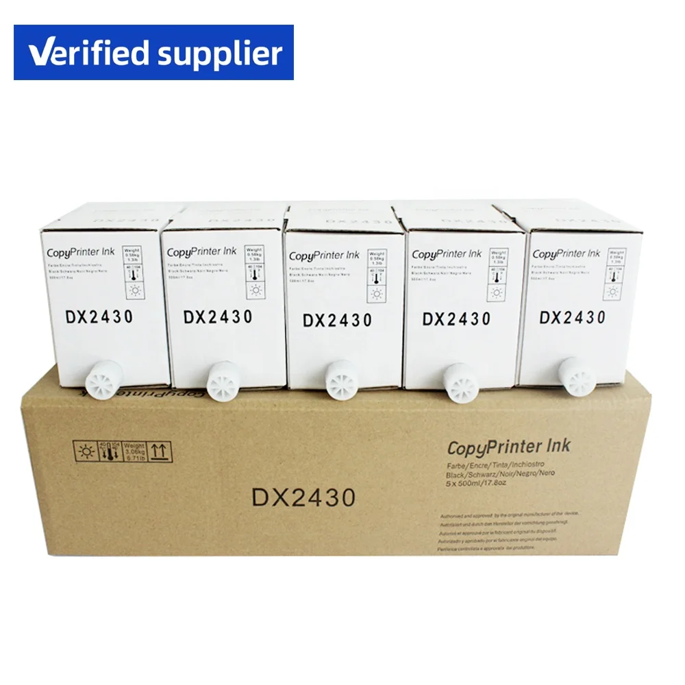 Manufacturer Compatible Ricoh DX2330 DX2430 Ink CP6201 Priport Ink 500ml Black Premium Quality Comstar DX 2430 Ink