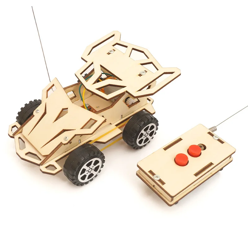 Four-wheel Drive Electric Car Science Kit Educational Toy Kids DIY Projects 