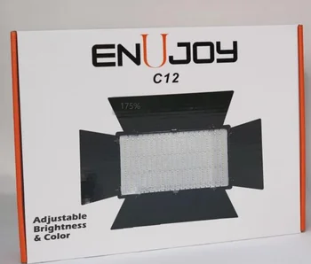 ENUJOY C12 U600 RGB F750 Battery Case light video led for studio shot portable light detail image