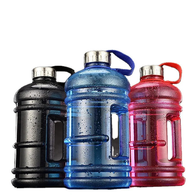 VitaBottles Gym Fitness Drinking Bottle 2.2 Liters XXXL BPA-free DHEP-free blue Sports Drinking Bottle Water Container Water Gallon 