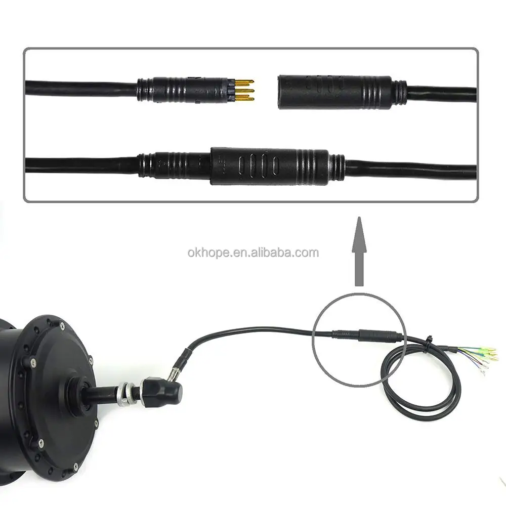 9 Pin Motor Convert Extension Cable for Electric Bikes