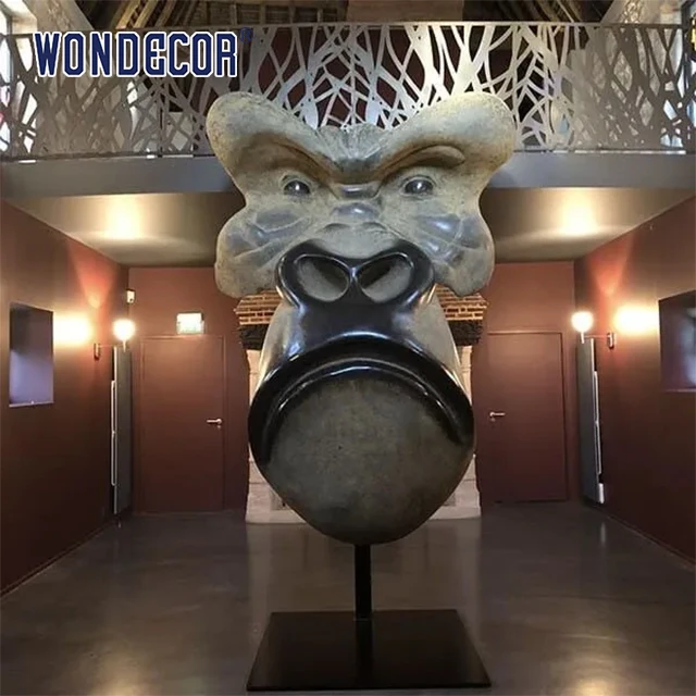 Alibaba.com: Wondecor Customized Outdoor Bronze Monkey Gorilla Face ...
