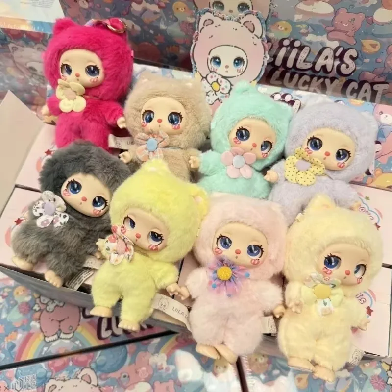 2024 In Stock Liilas Lucky Cat Series Blind Box Vinyl Doll