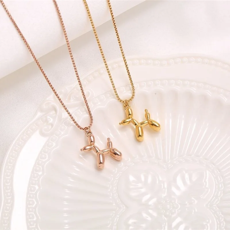 Dog Pendant Necklace Light 
