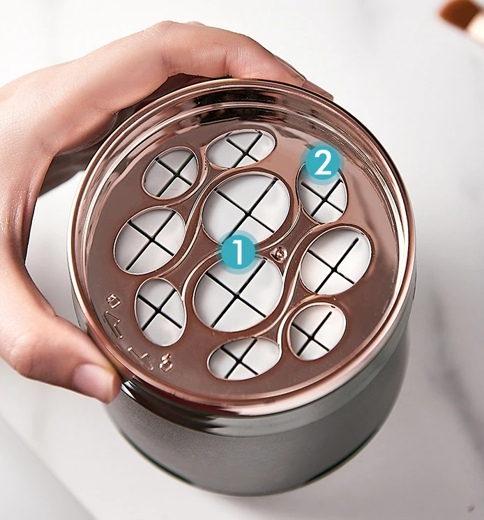 Органайзер для кистей макияжа с пылесборником пластиковый органайзер хранения вместительный Прозрачный держатель