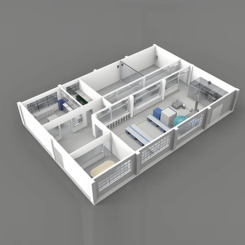 HUAAO Customized Modular Cleanroom Laboratory GMP Standard Minimalist Design Workshop New Condition Project