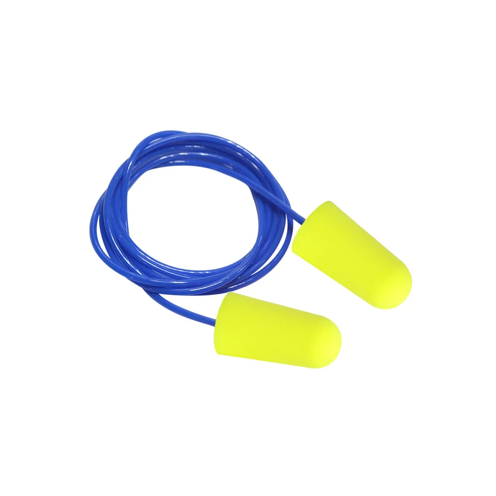 High Quality Disposable Earplugs With Nylon Cord Reduces Harmful Noise