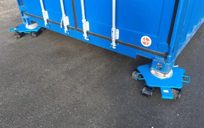 4T Schwerlast-LKW-Container-Mobilkufen, mobile Frachttransport-Containerkufen – Detail 4