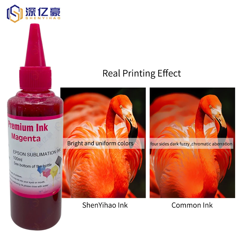 4 Colors 100ML Epson Sublimation Ink Universal Refill Ink for Epson Desktop Printer L1800 L1300 L210 Heat Transfer Ink