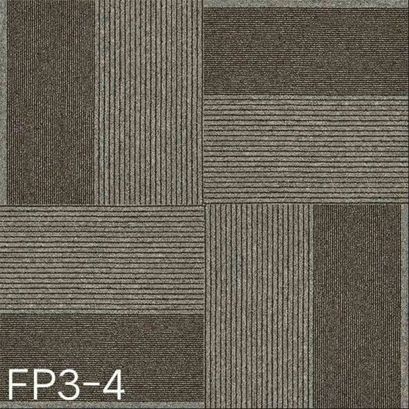 Modular Carpet Tile Nylon Pvc Squares Custom pp 1m X 1m Carpet Tiles Waterproof Carpet Tile 5mm Thickness