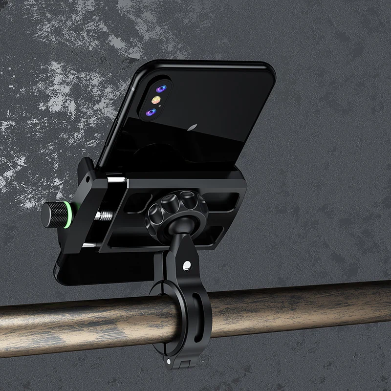 Алюминиевый держатель сотового телефона с поворотом на 360 градусов для велосипеда водонепроницаемый горного