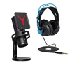 GM7 Microphone+D68 Gold Headphone