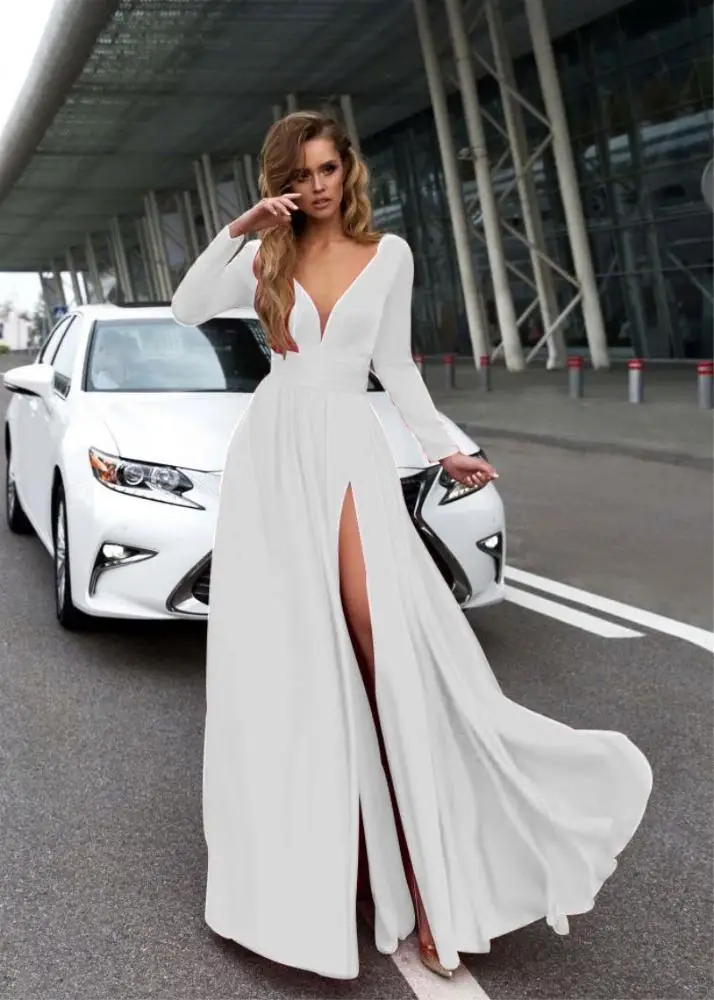 Party Wear Designer White Maxi Dress Shop Our New Design Women