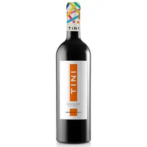 Italian Red Wine Sangiovese Rubicone IGT Sweet and Dry Taste for Pasta and Grilled Meat 6 Bottles Per Box