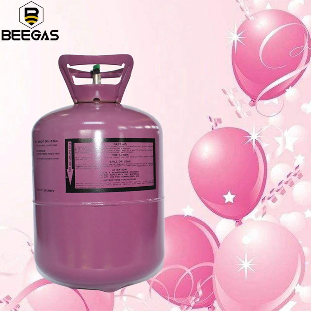 Balloon Helium Tank 13.4L Disposable Helium Gas Bottle 99.9% Purity Helium Gas