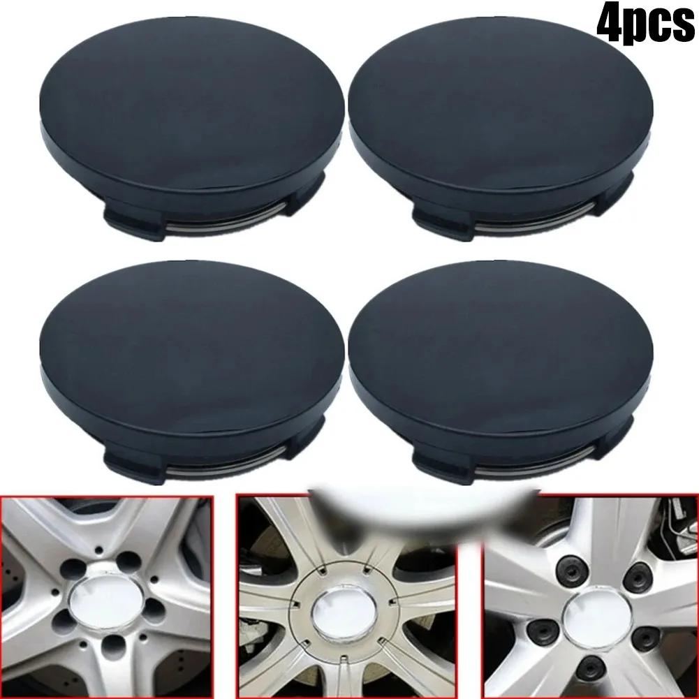 RTRHINOTUNING 54mm/46mm Black ABS Wheel Center Hub Caps For Cobalt(2005-2010) Cruze(2005-2007) Impala(2005-2010) #9595095 Set Of 4
