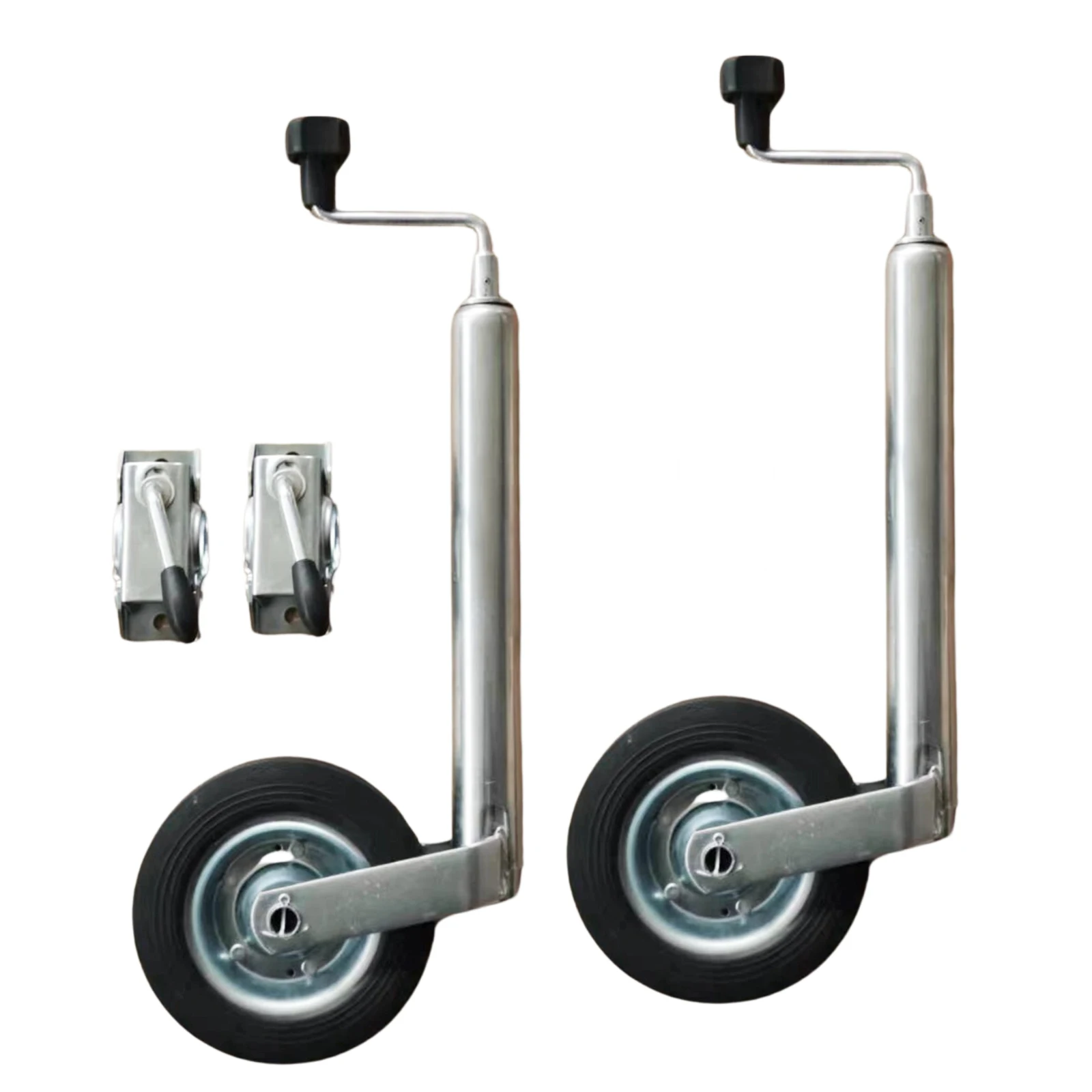 GT-12M Heavy Duty 48mm Trailer Jockey Wheel, Trailers Caravans Boats Jack Wheel with Split Clamp