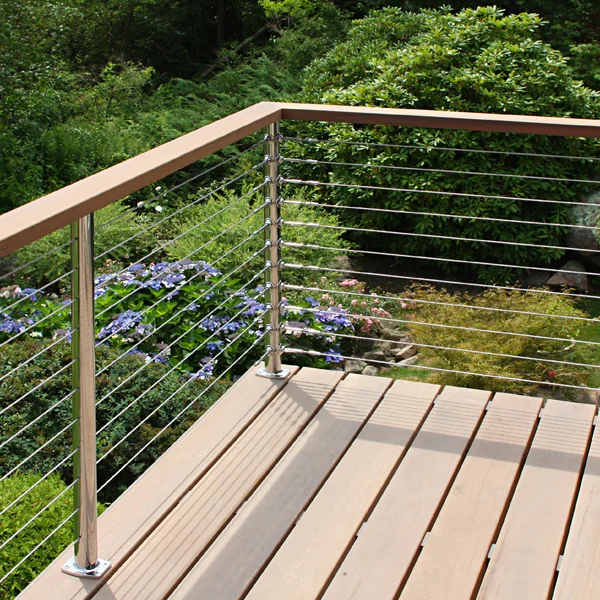 Railing Price 304/316 Stainless Steel Baluster Brushed Wire Cable ...