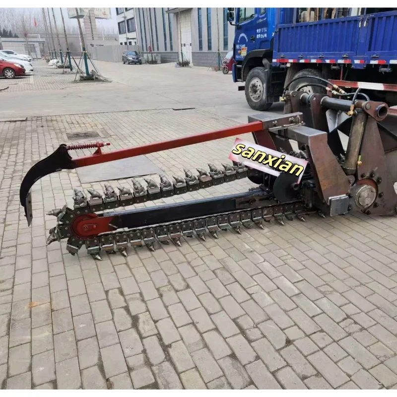 Trencher Bullet Teeth Ditcher Tractor Mounted Heavy Duty Trencher Work in Stone Place and Hard Ground
