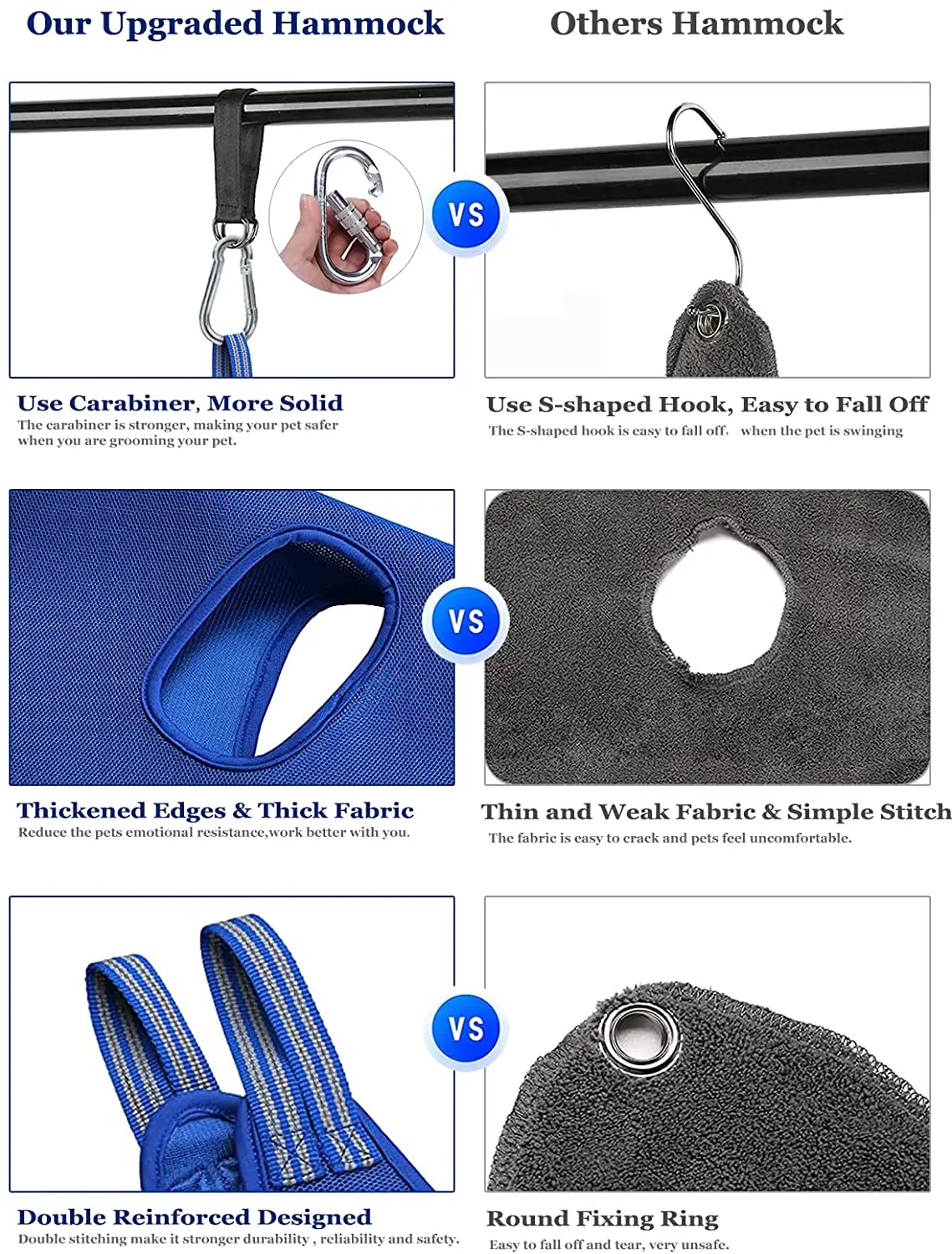 Hot Sale Dog Grooming Hammock Pet Grooming Hammock Harness For Dogs Cats Pet Grooming Hammock