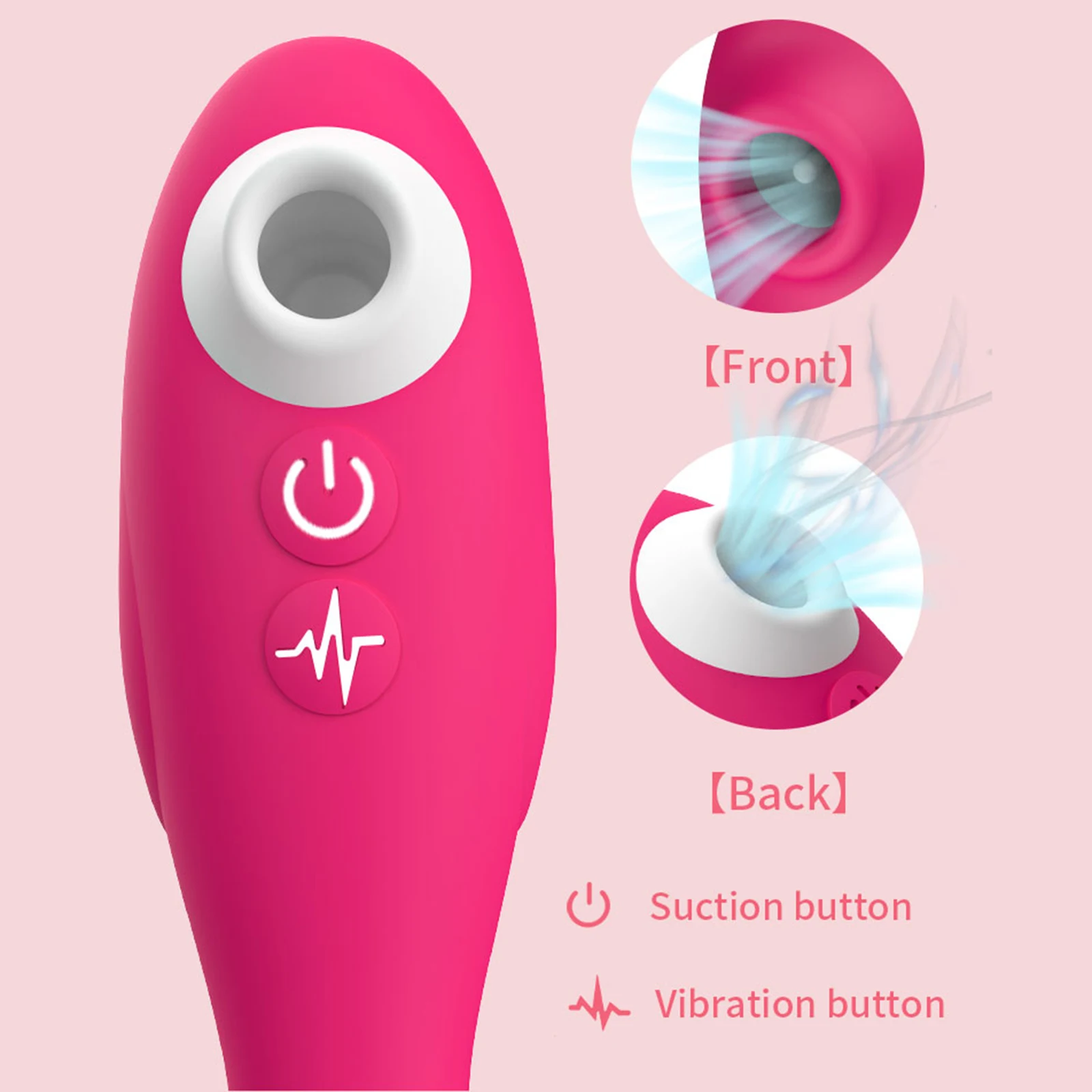Sucking Vibrator Rose Sex Toy, 10 Sucking, 10 Licking & 10Vibrating Adult  Sex Toys, Clitoral Stimulator G Spot Vibrators