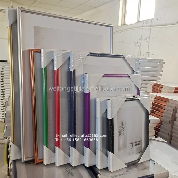 Cheap Eco-friendly Arch Shape PVC Edging Strip Plastic PVC Photo Frame Moulding for Picture Frames in All Color and Size