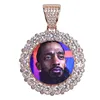 Rose gold big diamond (diameter 40mm) +60cm twist chain