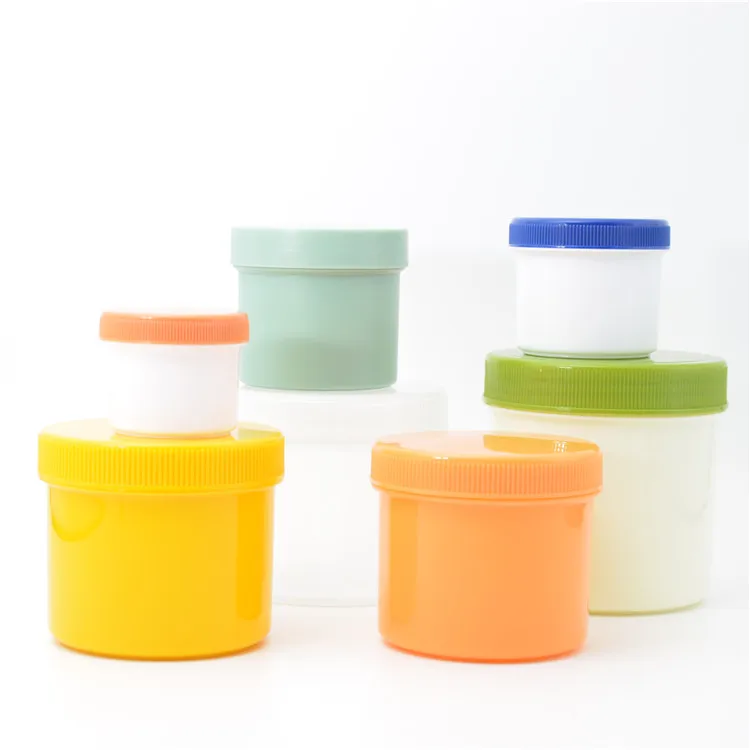 Round Protein Powder Hdpe Containers, Capacity: 100 ml