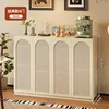 ZHG03C07 Taquilla, Cuatro Puertas, 130cm, Blanco Roto, 100cm