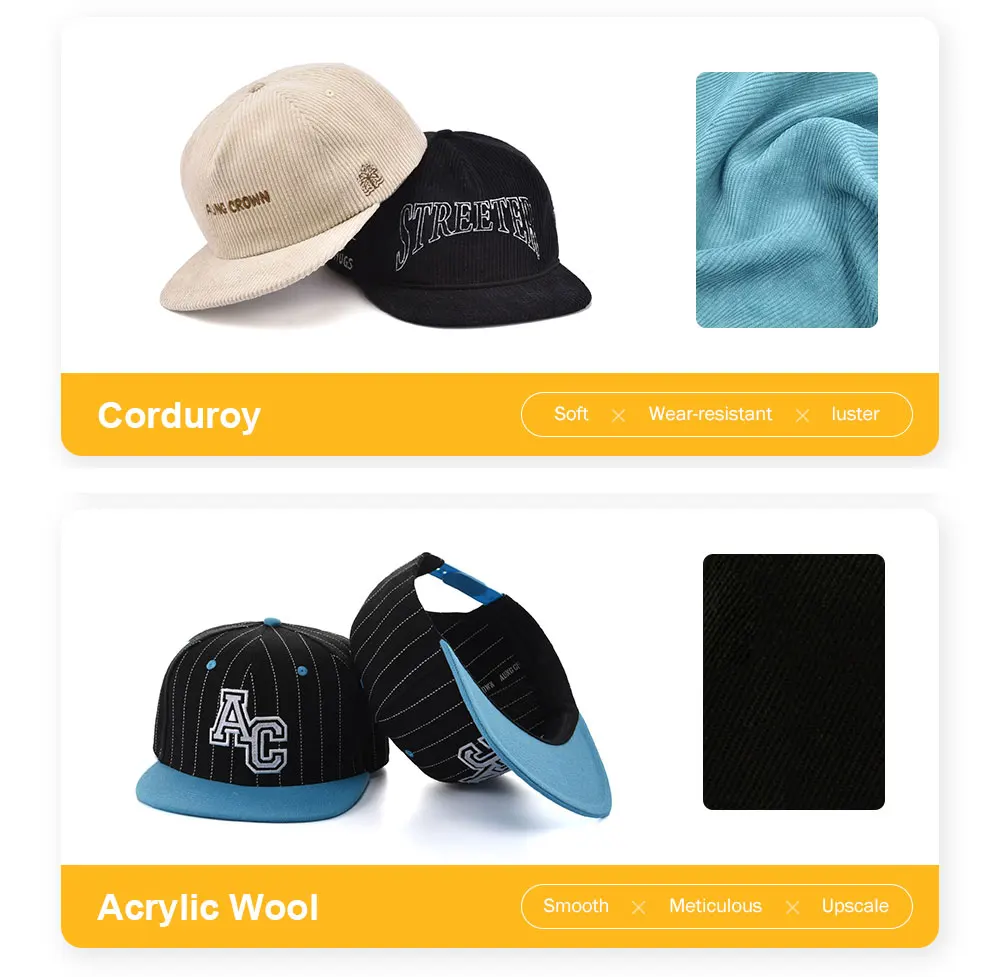 New Design Custom Snapback Hat/hip Hop Snapback Hat And Cap/flat Bill