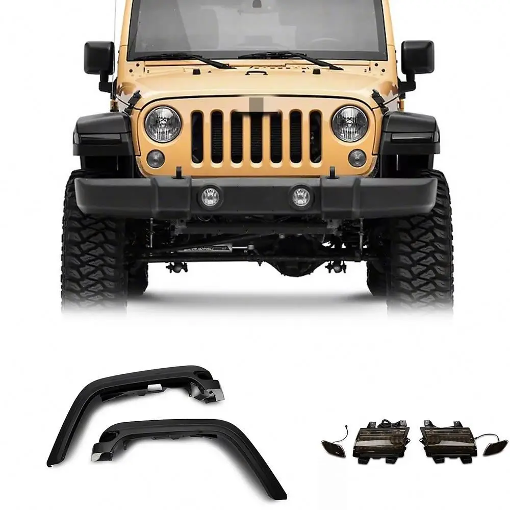 2007-2017 Jk To Jl Style Car Offroad 4x4 Auto Accessories Fender Flares For  Jeep Wrangler - Buy Fender Flare For Jeep Wrangler,For Jeep Wrangler  Accessories,Jk To Jl Style Body Kit For Jeep
