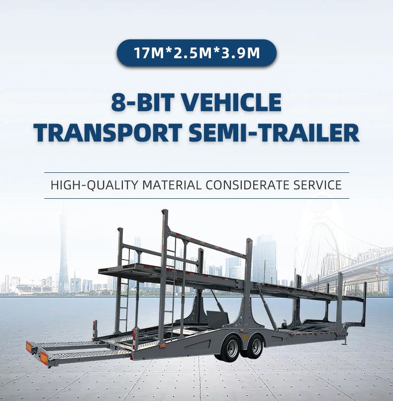 Luyi Car Carrier Truck Trailer/8 Car Carrier Trailers For Sale/car Carrier Semi Truck Trailer
