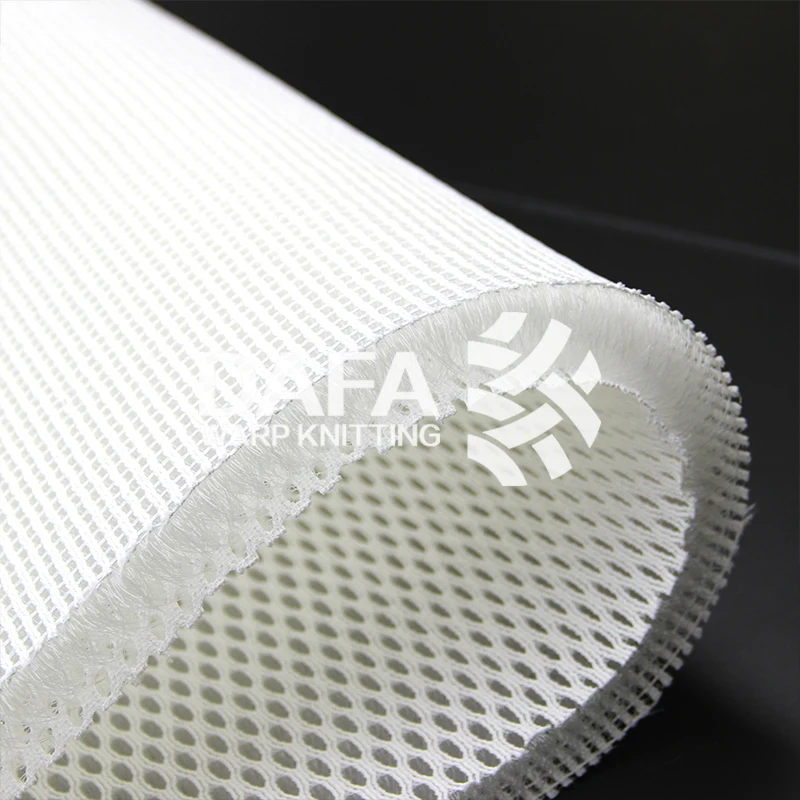 3d Mesh Warp Knitted 3d Spacer Fabric Air Mesh 100% Polyester Cushion Core Material Knitted Fabric DYED