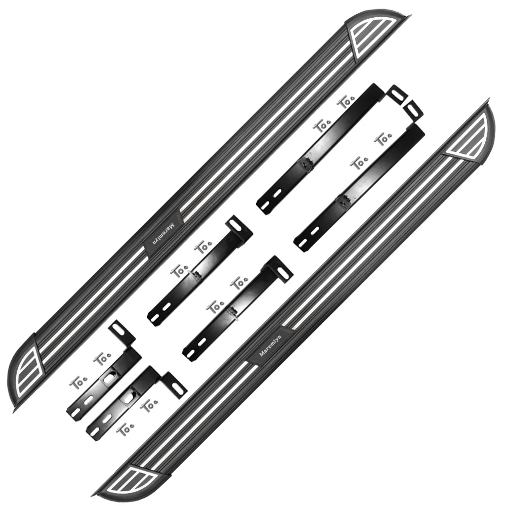 High Quality Car Exterior Decorative Accessories Side Pedal Roll Bar Aluminum Alloy Auto Body Kit Side Step Running Board