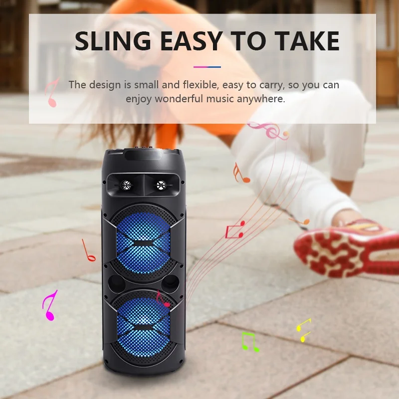 Ibastek Portable 30w Inch Subwoofer Bluetooth Speaker