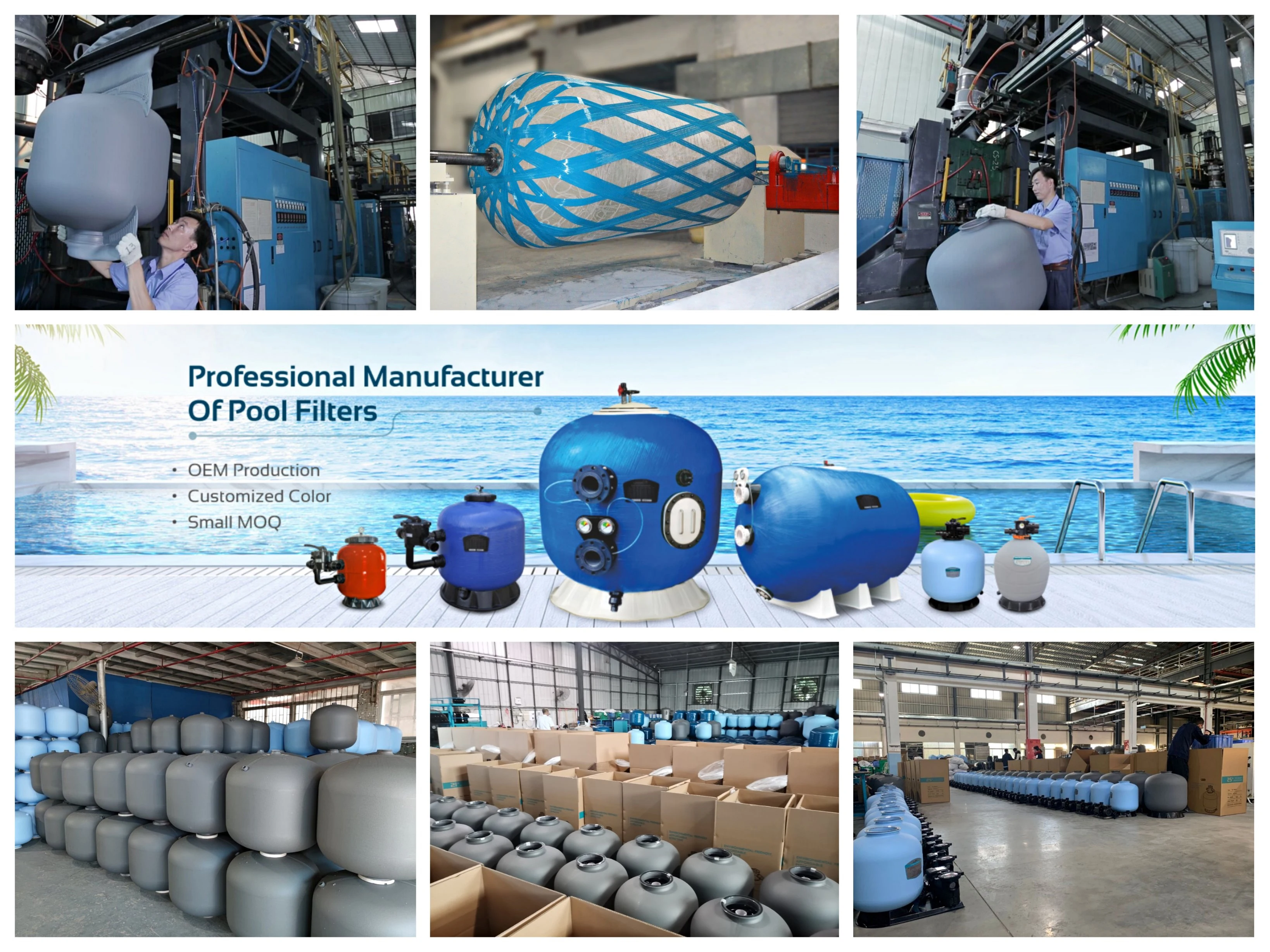 Goronssy Commercial Swimming Pool Filtration System Water Treatment System Fiberglass Pool Sand