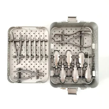 Orthopedic Dental Plate Instrument Set for Dogs Featuring Veterinary Syringes
