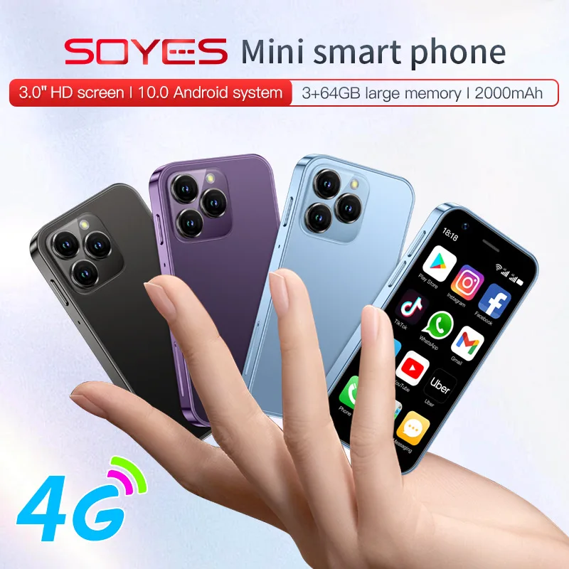 Original Soyes XS16 Mini 4G Smartphone - Ultra Thin & Dual SIM