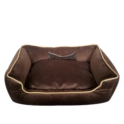 Short Plush Polyester Oxford Cat Dog Pet Sofa Bed with PP Cotton Filling dog sofa bed NO 6